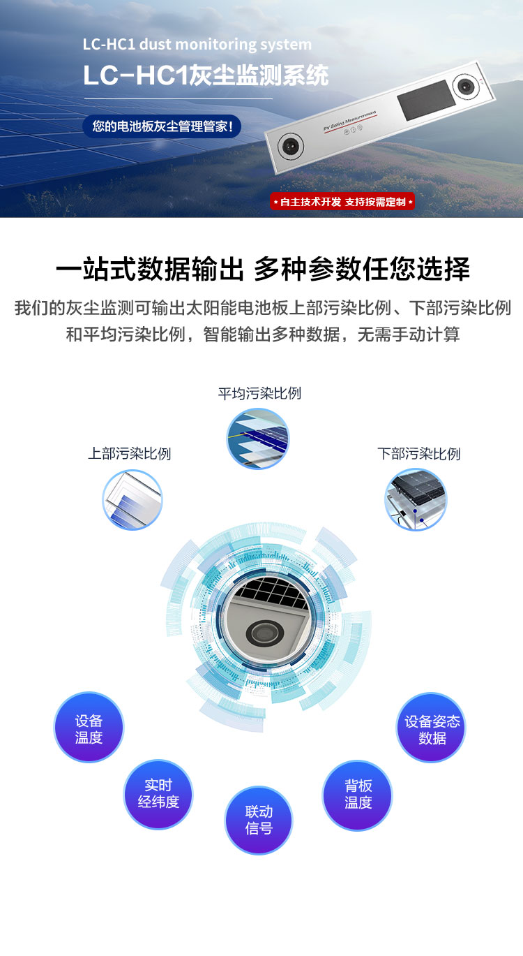 光伏電站灰塵不用愁！利誠監測設備讓發電效率穩增